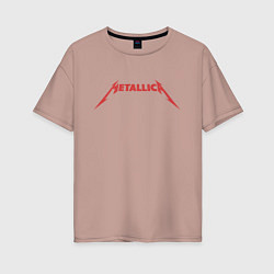 Женская футболка оверсайз And Justice For All Metallica