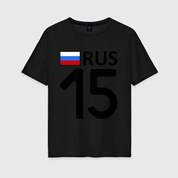 Женская футболка оверсайз RUS 15