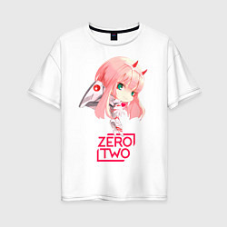 Женская футболка оверсайз Zero-chan