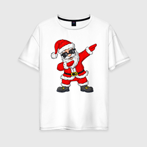 Женская футболка оверсайз Dabing Santa / Белый – фото 1