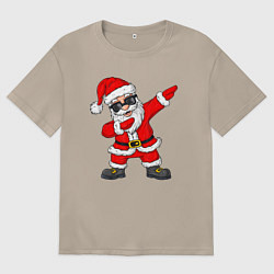 Футболка оверсайз женская Dabing Santa, цвет: миндальный