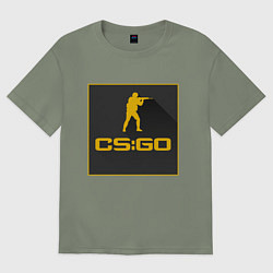 Футболка оверсайз женская CS GO Z, цвет: авокадо
