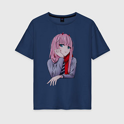 Женская футболка оверсайз Zero Two