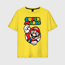 Женская футболка оверсайз Mario