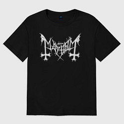 Женская футболка оверсайз MAYHEM