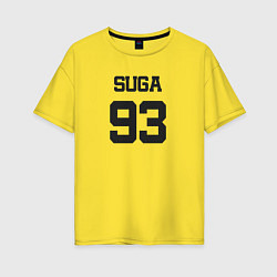 Женская футболка оверсайз BTS - Suga 93