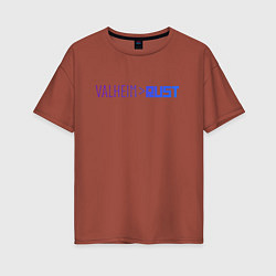 Женская футболка оверсайз Valheim круче Rust