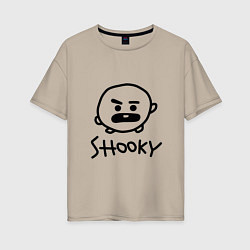 Женская футболка оверсайз SHOOKY BTS