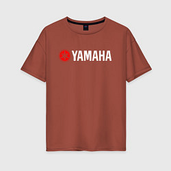 Женская футболка оверсайз YAMAHA ЯМАХА
