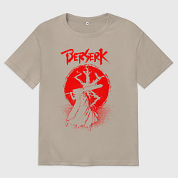 Футболка оверсайз женская BERSERK, цвет: миндальный