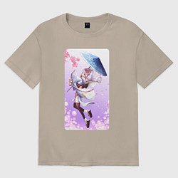 Женская футболка оверсайз Аяка