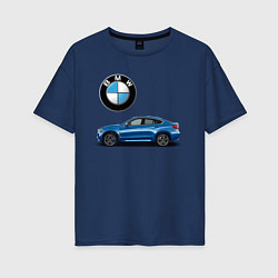 Женская футболка оверсайз BMW X6