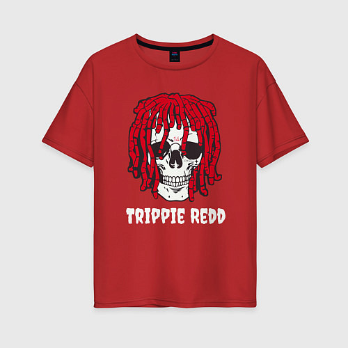 Женская футболка оверсайз TRIPPIE REDD / Красный – фото 1