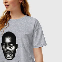 Футболка оверсайз женская DMX Demon, цвет: меланж — фото 2