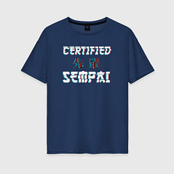 Женская футболка оверсайз Certified sempai