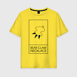 Женская футболка оверсайз Bear Claw