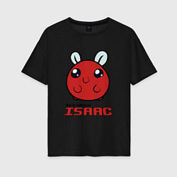 Футболка оверсайз женская The binding of isaac Monsters, цвет: черный