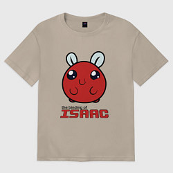 Футболка оверсайз женская The binding of isaac Monsters, цвет: миндальный