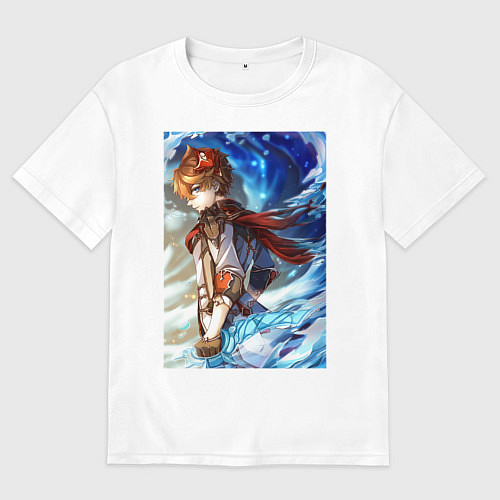 Женская футболка оверсайз Tartaglia / Белый – фото 1