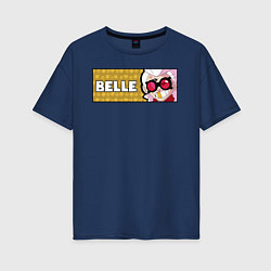 Женская футболка оверсайз BELLE ПЛАШКА