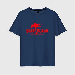 Женская футболка оверсайз Dead island