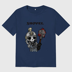 Женская футболка оверсайз Shovel