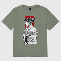 Женская футболка оверсайз Шибари