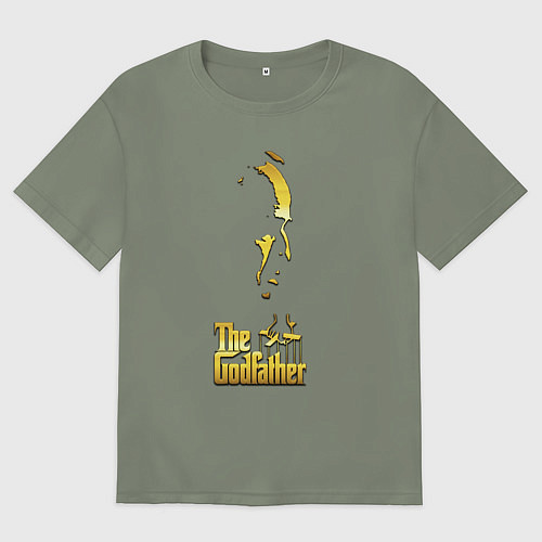 Женская футболка оверсайз Крестный отец the godfather / Авокадо – фото 1