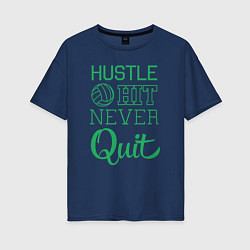 Женская футболка оверсайз Hustle Hit