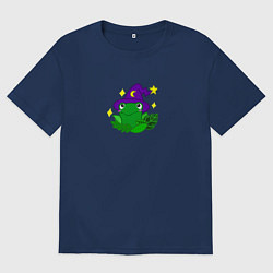 Женская футболка оверсайз Лягушка волшебница