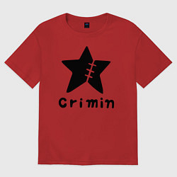 Футболка оверсайз женская Crimin бренд One Piece, цвет: красный