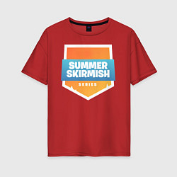 Женская футболка оверсайз Summer Skirmish