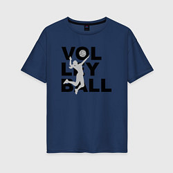 Женская футболка оверсайз Volleyball