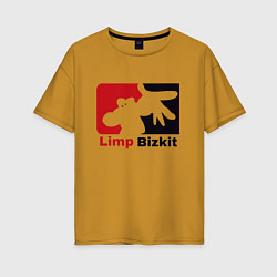 Женская футболка оверсайз Limp Bizkit