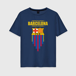 Женская футболка оверсайз Барселона Испания