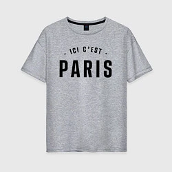 Женская футболка оверсайз ICI CEST PARIS МЕССИ