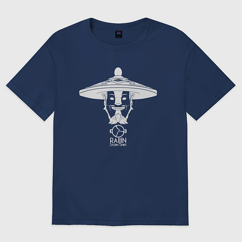 Женская футболка оверсайз Storm Spirit из Доты 2 / Тёмно-синий – фото 1