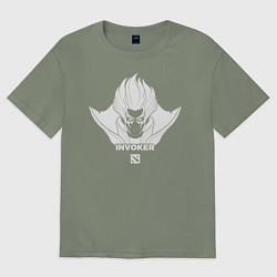 Футболка оверсайз женская Invoker из Доты 2, цвет: авокадо