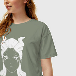 Футболка оверсайз женская Акаша из Доты 2, цвет: авокадо — фото 2