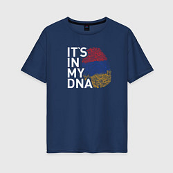 Женская футболка оверсайз Its in my DNA