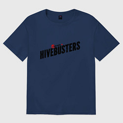 Футболка оверсайз женская Hivebusters, цвет: тёмно-синий