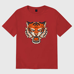 Женская футболка оверсайз Super Tiger