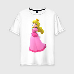 Женская футболка оверсайз Princess Peach