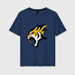 Женская футболка оверсайз Scream Tiger