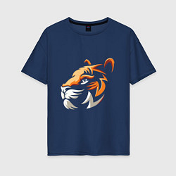 Женская футболка оверсайз Tiger Cute