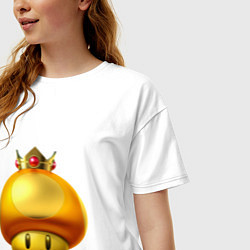 Футболка оверсайз женская GoldToad, цвет: белый — фото 2