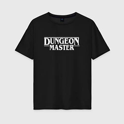 Женская футболка оверсайз DUNGEON MASTER ГАЧИМУЧИ БЕЛЫЙ