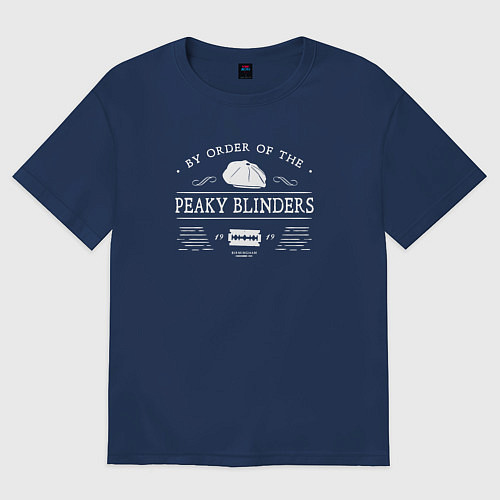 Женская футболка оверсайз По приказу Острых козырьков / Тёмно-синий – фото 1