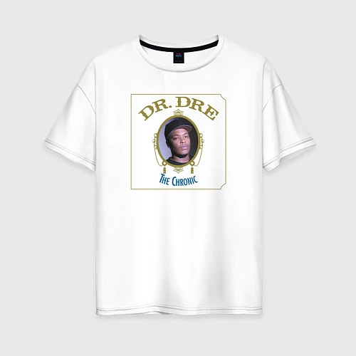 Женская футболка оверсайз Dr Dre 1992 / Белый – фото 1