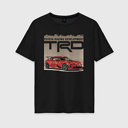 Женская футболка оверсайз Toyota Racing Development